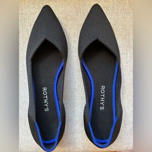 Rothy’s pointed black flats - size 8